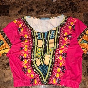 Dina Dashiki Top/short set